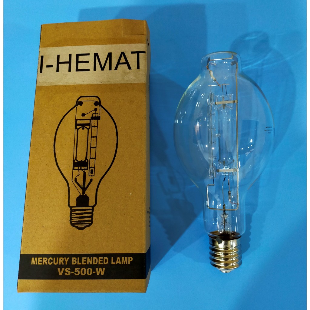 Lampu Mercury Blended 500 Watt Clear I-