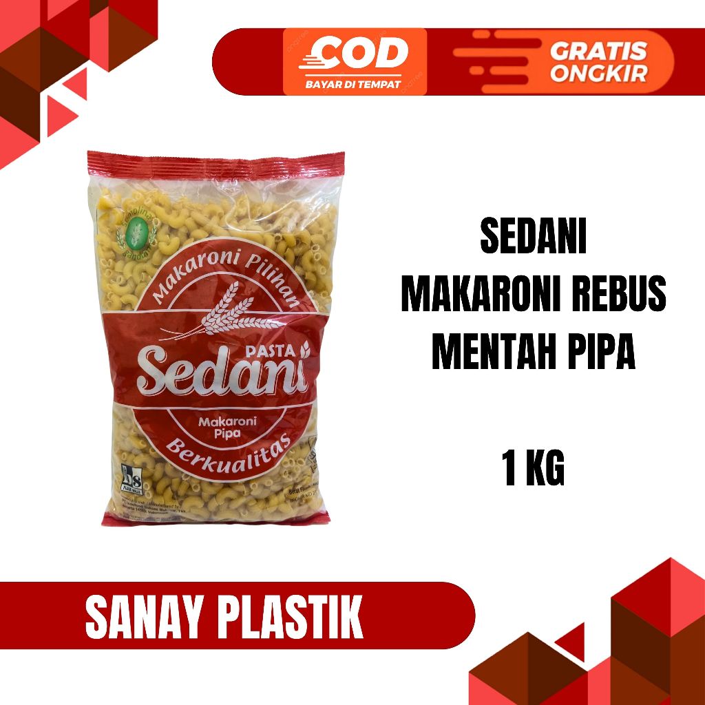 

SEDANI MAKARONI PIPA DAN SPIRAL 1 KG