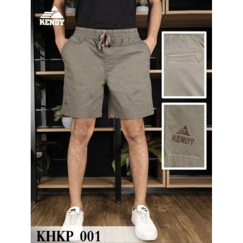 CELANA KENDY PENDEK PRIA PINGGANG KARET | CELANA KENDY