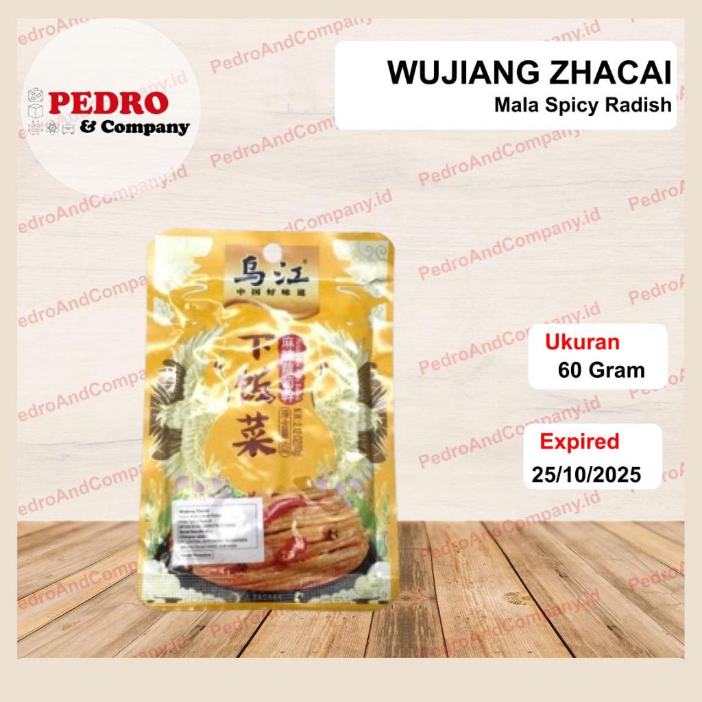 

Wujiang Zhacai MALA SPICY RADISH 60 gram sayur asin lobak pedas