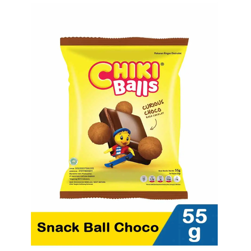

Chiki Balls Snack Chocolate 55 Gram