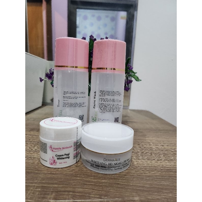 Paket whitening plus Dr.Tuti ( paginya whtening foundation )