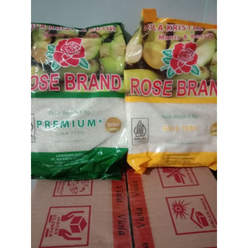 

gula pasir 2kg/rose brand 2kg (2bungkus)