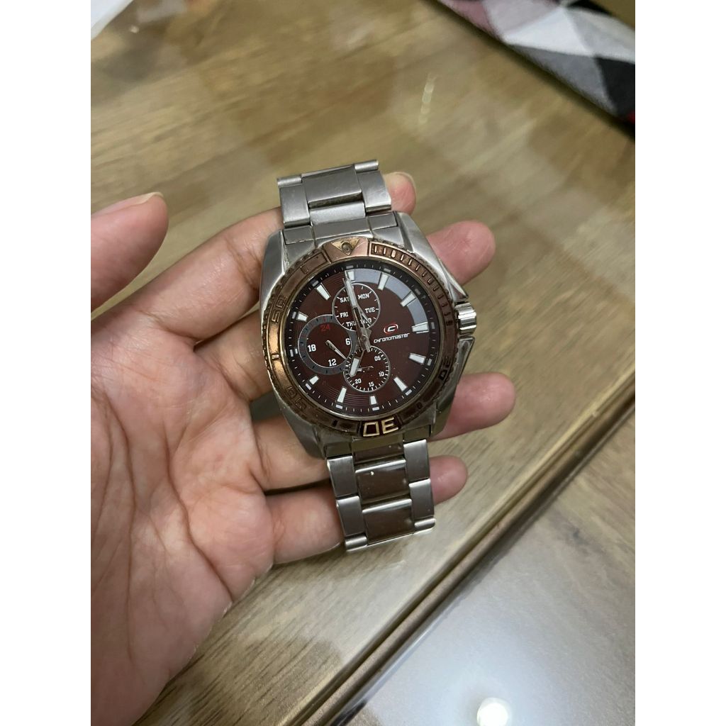 Preloved Jam Tangan Pria Chronomaster Original 100%