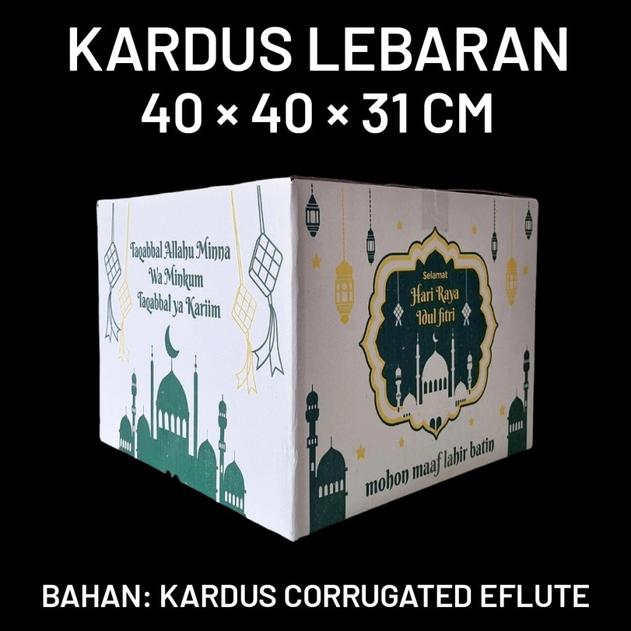 

5 Pcs Dus Hampers Lebaran Sembako Idul Fitri Ukuran 40 x 40 x 31cm