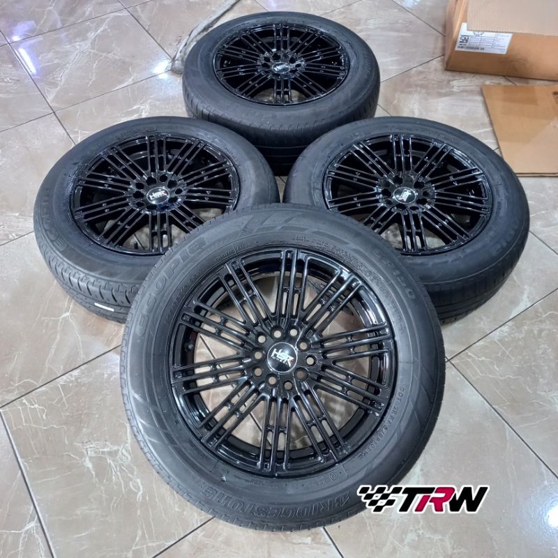 VELG MOBIL BEKAS/SEKEN HSR TOMOK R16 + BAN BRIDGESTONE BUAT INNOVA REBORN STARGAZER SX4 KIA SONET