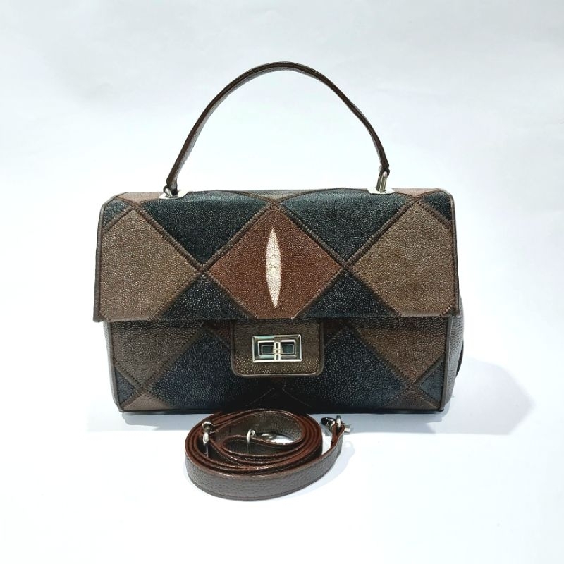 Tas Wanita Kulit Ikan Pari Zani