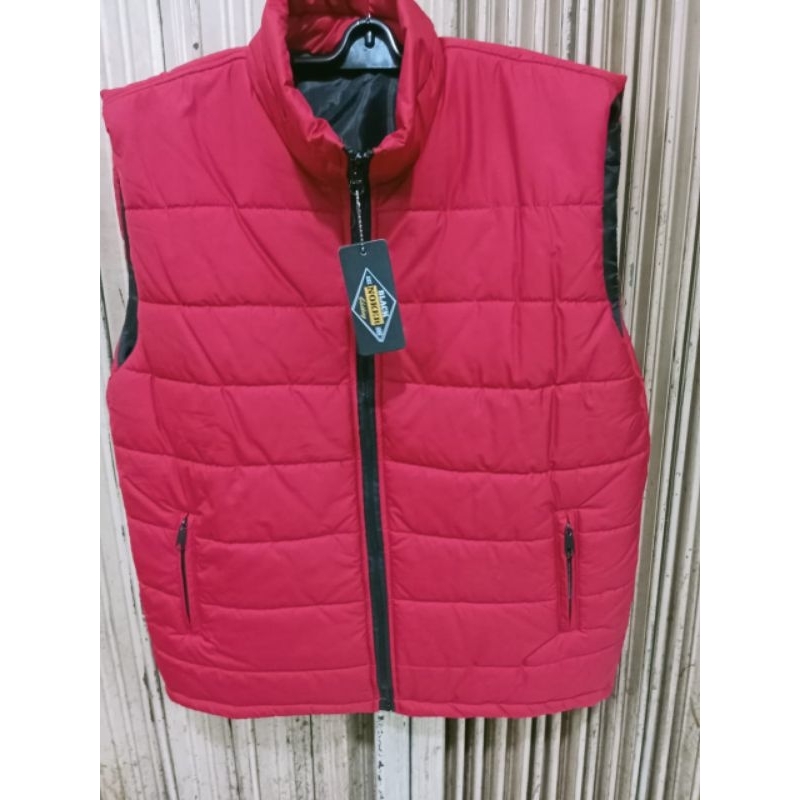 VEST ROMPI POLOS OUTDOOR GELEMBUNG ORIGINAL WARNA MERAH/ROMPI PREMIUM UNISEX PRIA DAN WANITA M-XXL/R