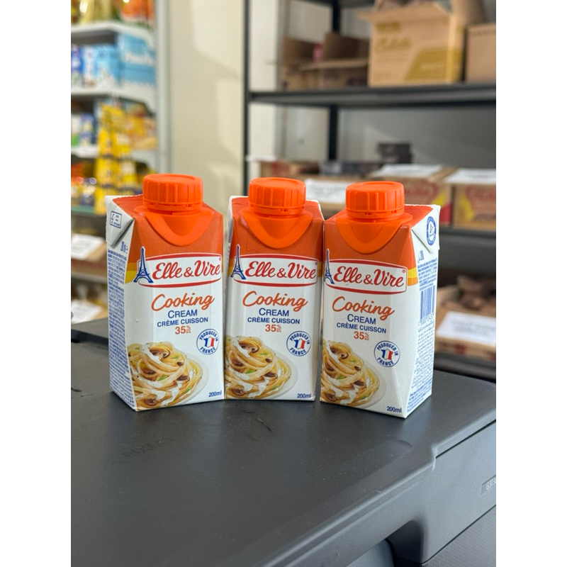 

Elle & vire cooking cream 35% FAT 200ml - INSTANT ONLY