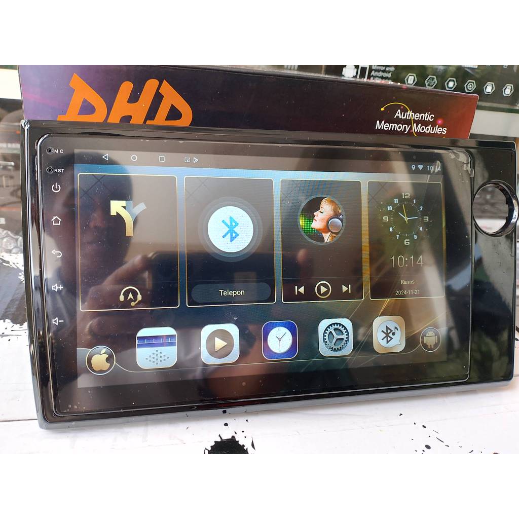 HEAD UNIT ANDROID 9 DHD + FRAME MOBILIO BRIO BRV 2016 UP