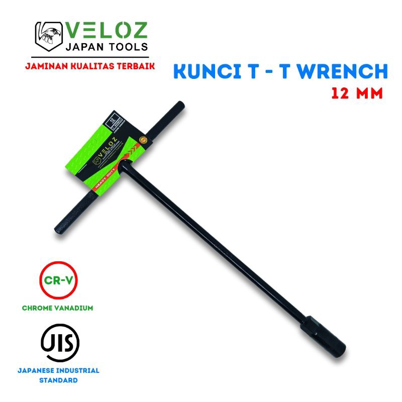 VELOZ Kunci T 12 mm, kunci sok T 12mm Veloz Panjang - Kunci shock T 12mm