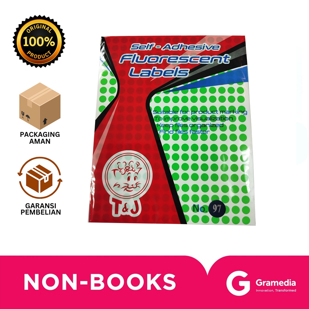 

Gramedia Bali - TOM&JERRY LABEL FLORSC 97 GREEN