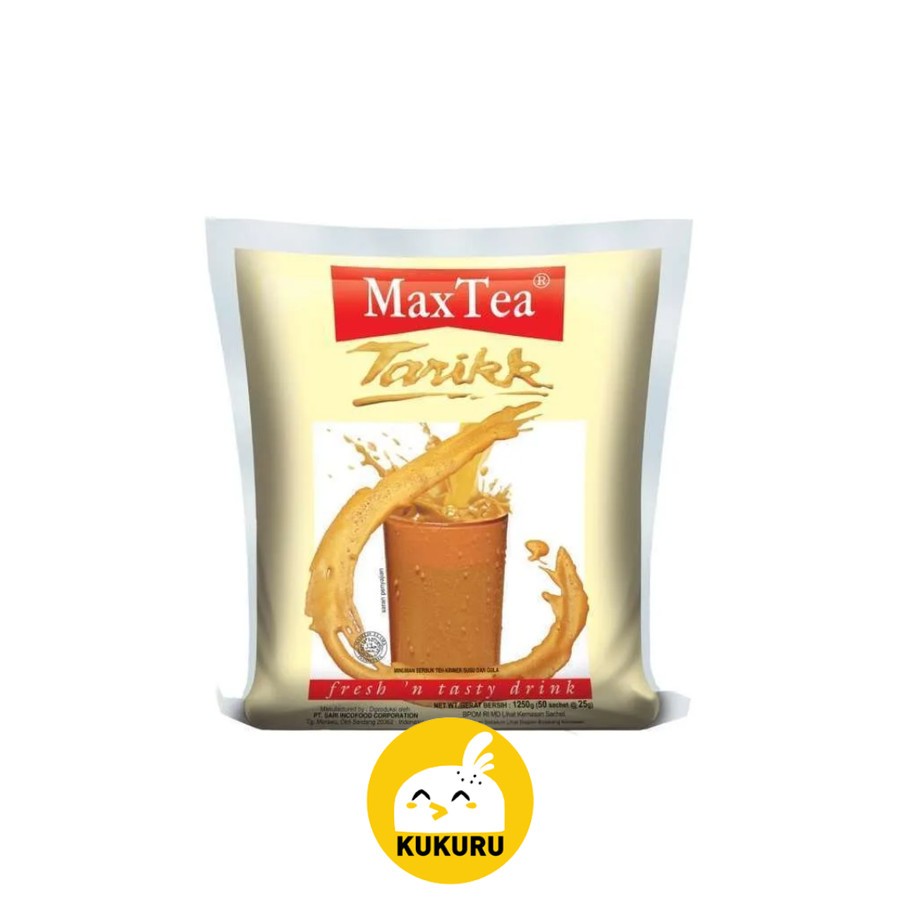 

MAXTEA TARIKK / TEH TARIK (1 BAG ISI 30 SACHET @ 25 GRAM)