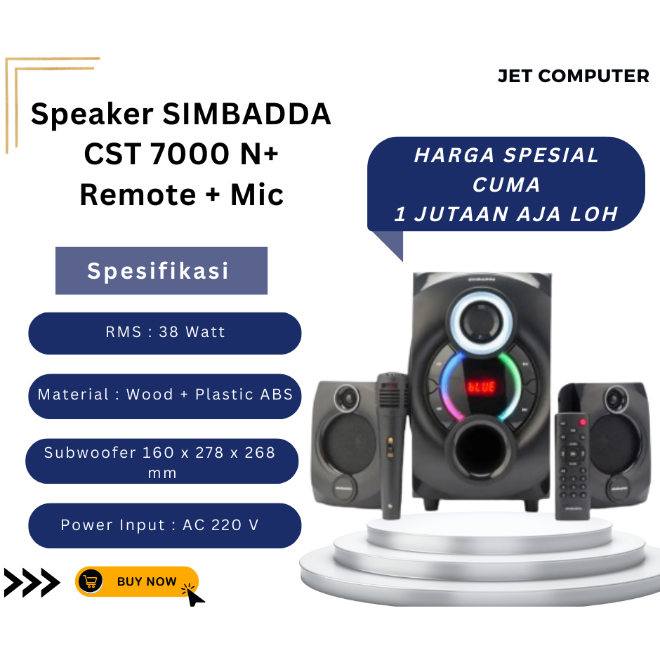 Speaker SIMBADDA - CST 7000 N+ Remote + Mic