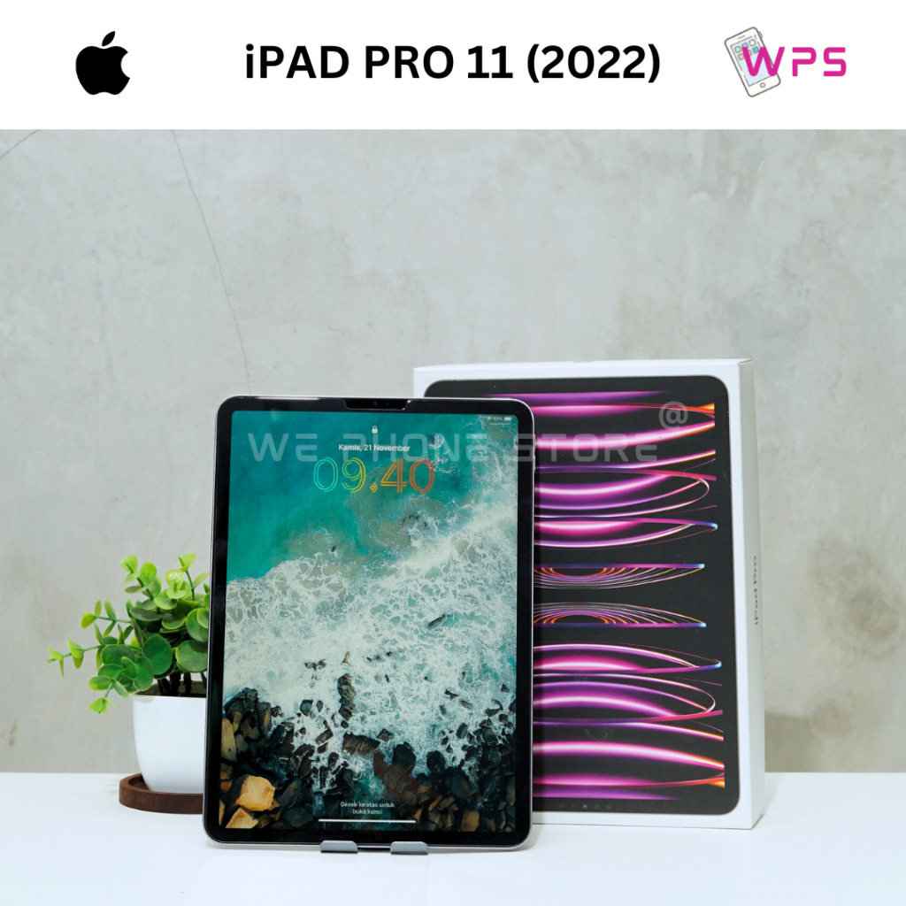 iPad Pro 11 2022 128GB Wifi Second Fullset Original Apple