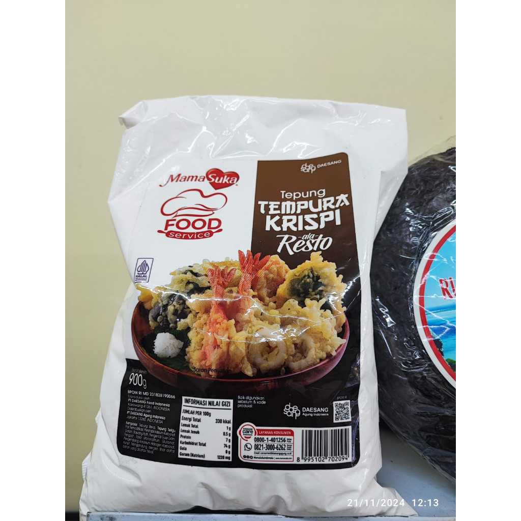 

Mamasuka Tepung Tempura ala Resto mama suka 900 GR