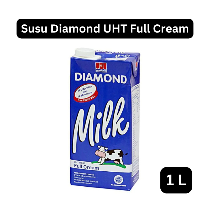 

Susu Diamond UHT Full Cream 1 L
