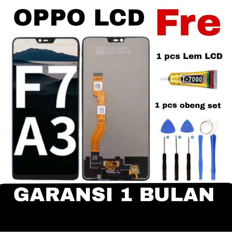 ( ORIGINAL 100% ) LCD OPPO F7 / A3 FULLSET LCD TOUCHSCREEN ORI Layar Hp