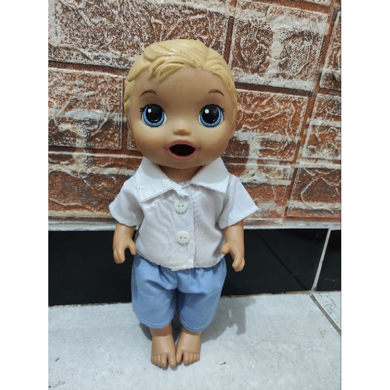 baby alive cowok luke bisa makan minum