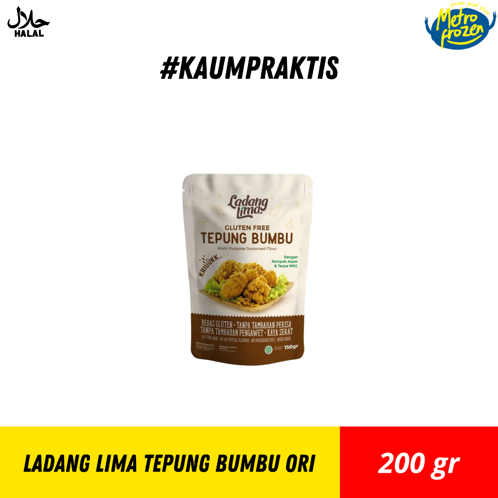 

LADANG LIMA Tepung Bumbu Ori & Bakwan 200gr