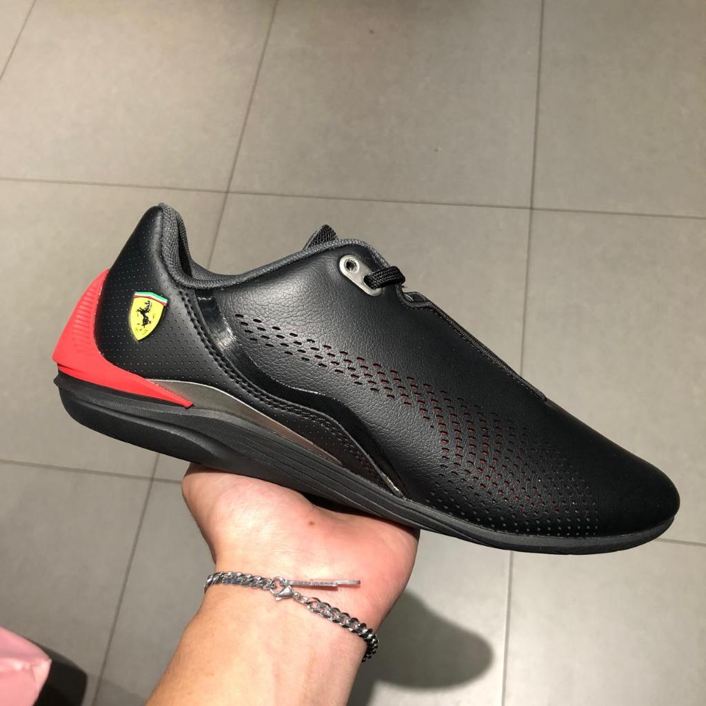 Puma Sepatu Sneakers Kasual Ferrari Drift Cat Decima Black-Ross 307193 01