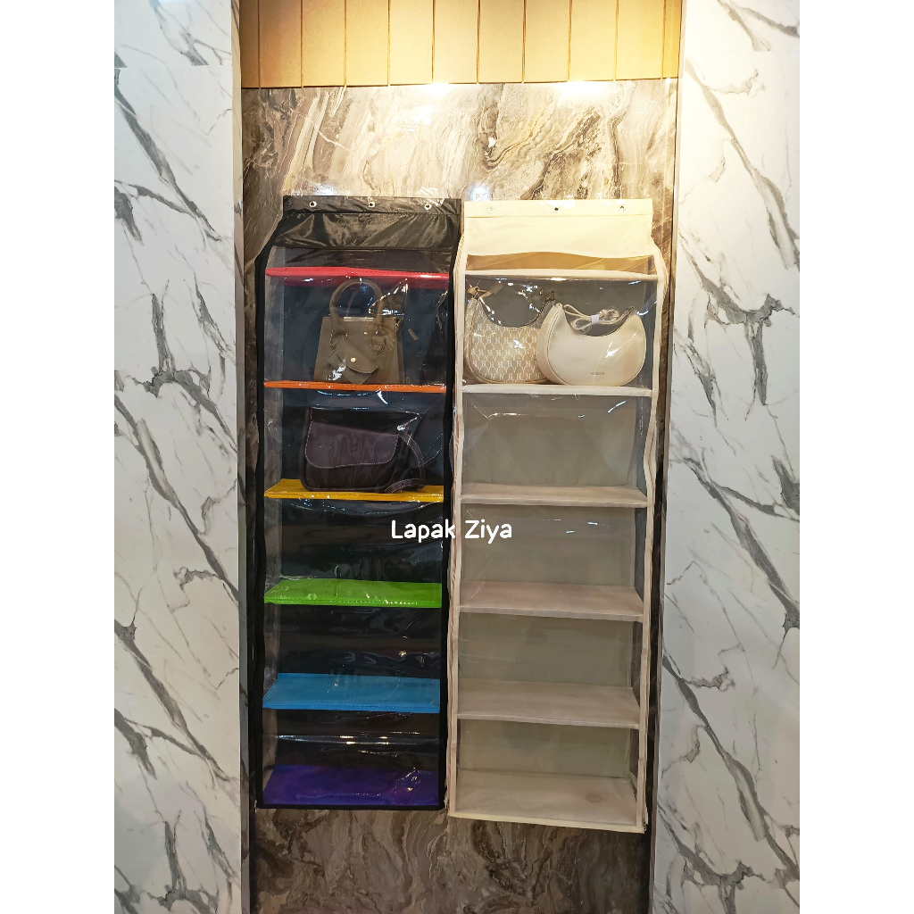 Rak Tas Polos Gantung Jumbo Rak Tas Rak Sepatu Rak Rak Gantung Jumbo Tempat Tas Susun
