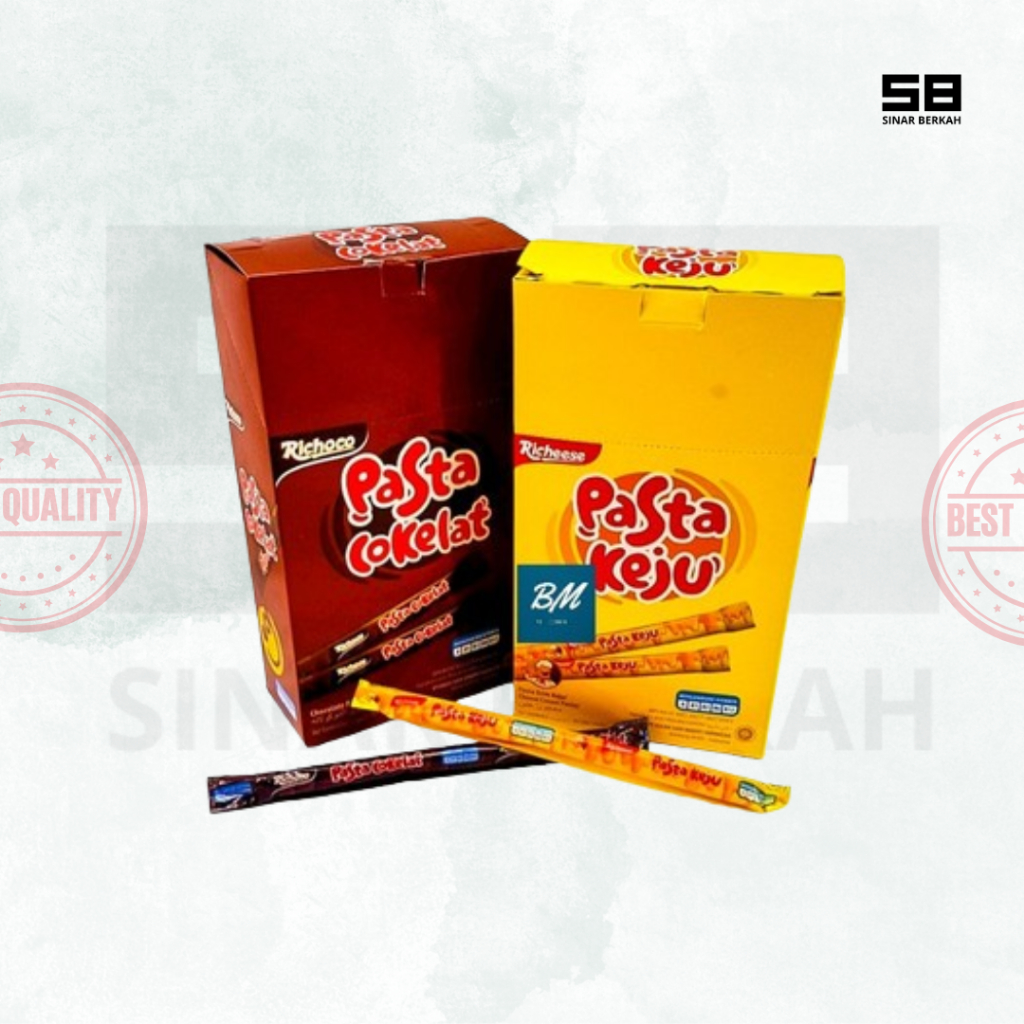 

NABATI PASTA KEJU/COKELAT 1 BOK ISI 30 STICK - SINAR BERKAH