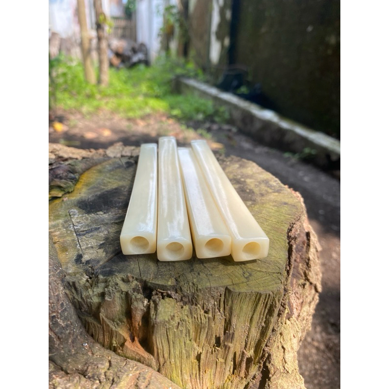 piparokok dari bahan tulang sapi asli 100% model Persegi 4/Kotak