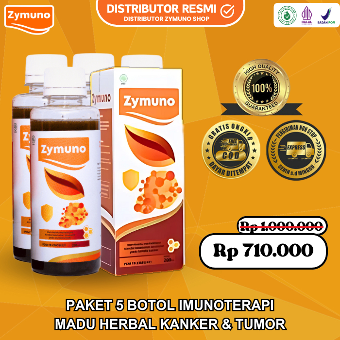 Zymuno paket 5 botol - Madu Imunitas Multivitamin Zymuno Official Distributor Zymuno Original Asli