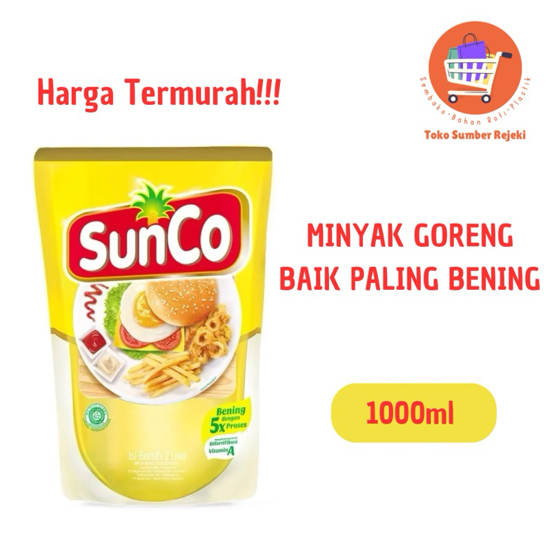 

Minyak Goreng Sunco 1 Liter Pouch