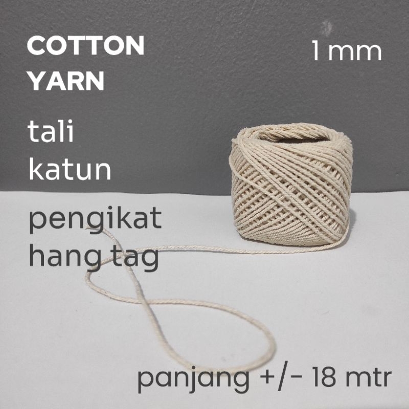 

Cotton yarn tali katun untuk hang tag