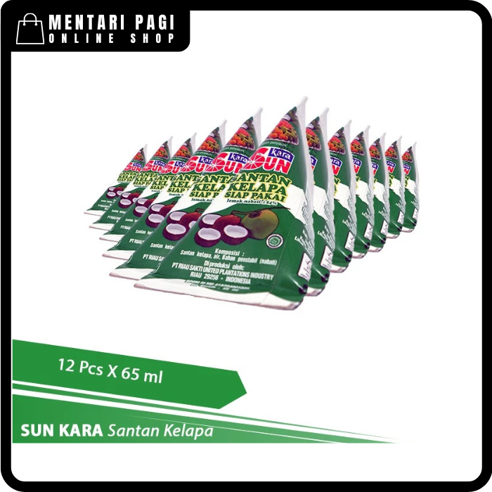 

SUN KARA Santan Kelapa (Coconut Cream) 65 ml - 12 Pcs