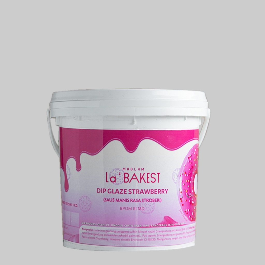 

La' Bakest / La Bakest Dip Glaze Strawberry / Stroberi 1kg