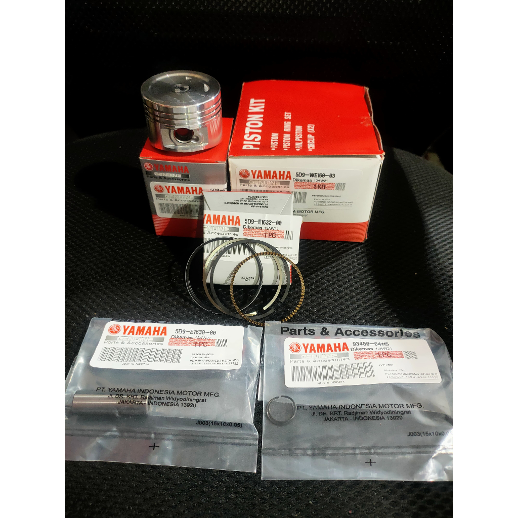 PISTON KIT RING SET VEGA ZR JUPITER Z ROBOT KARBU UKURAN 100 5D9
