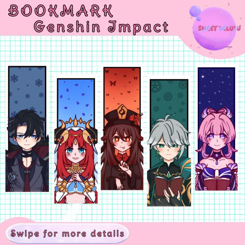 

[Genshin Impact - fanmerch] BOOKMARK