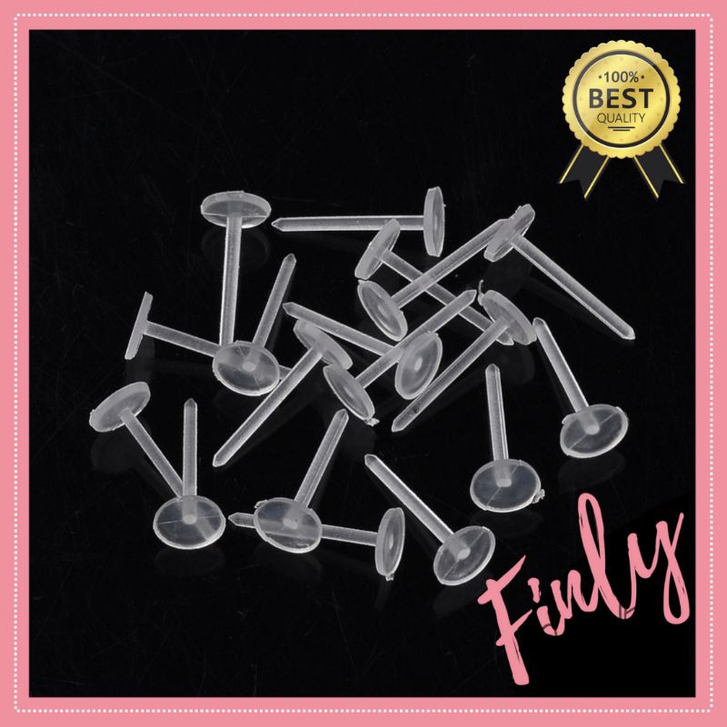 20 Pcs Anting tusuk - Anting tusuk plastik - Anting anting