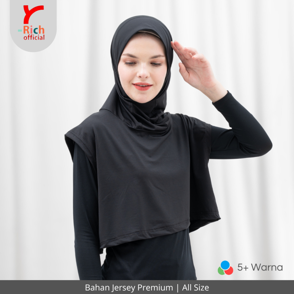 YRICH - HIJAB ROMPI SPORT KEKINIAN INSTAN OLAHRAGA WANITA | Rompi Hijab Olahraga/Baju Olahraga
