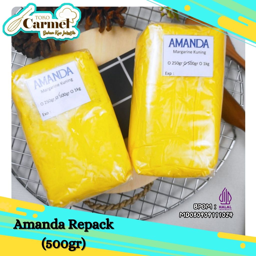 

Mentega Amanda Kuning 500gr [REPACK] - Margarine Serbaguna