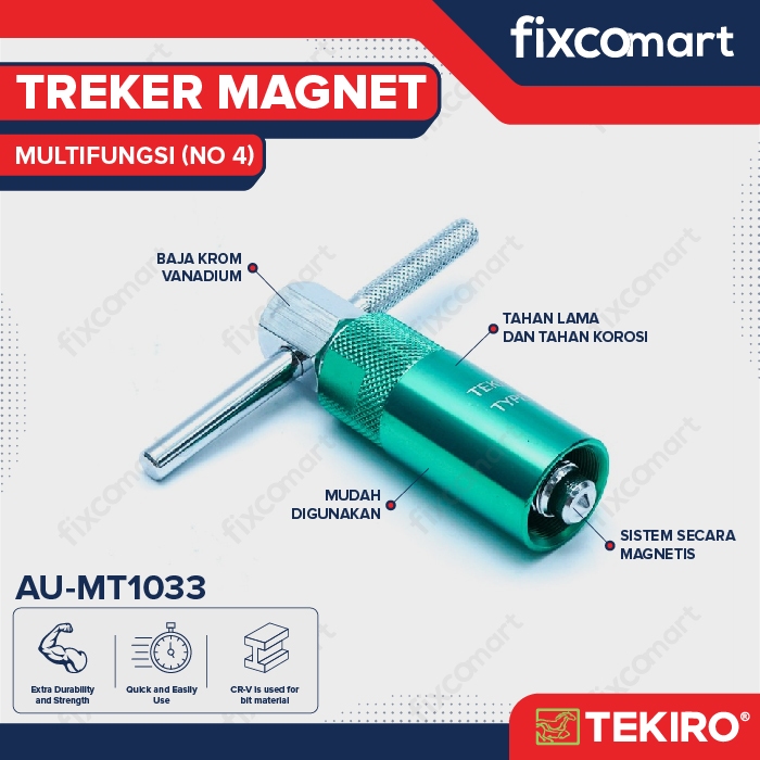 Tekiro Treker Magnet Multifungsi No 4 / Treker Motor Honda Neotech, Tiger