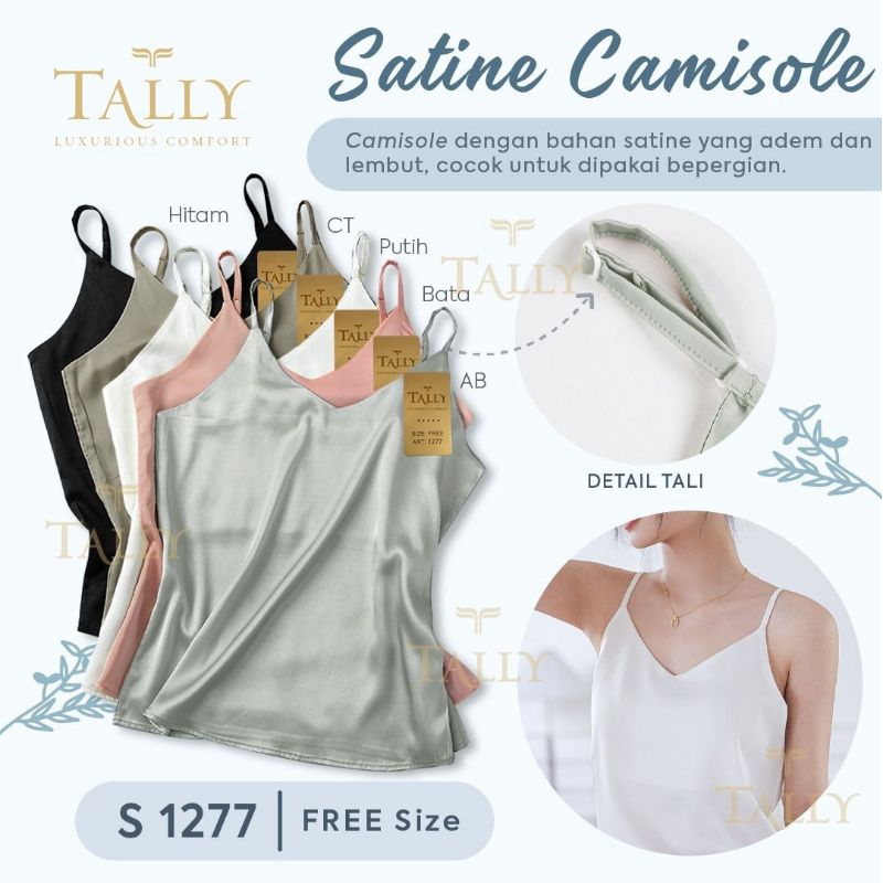 camisol bahan satin Tally 1277