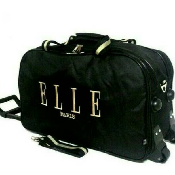 KODE S72Z Troli Elle Paris Tas Pakaian Besar Premium Tas Baju Tas Trolly Travel Bag Jumbo Multifungs