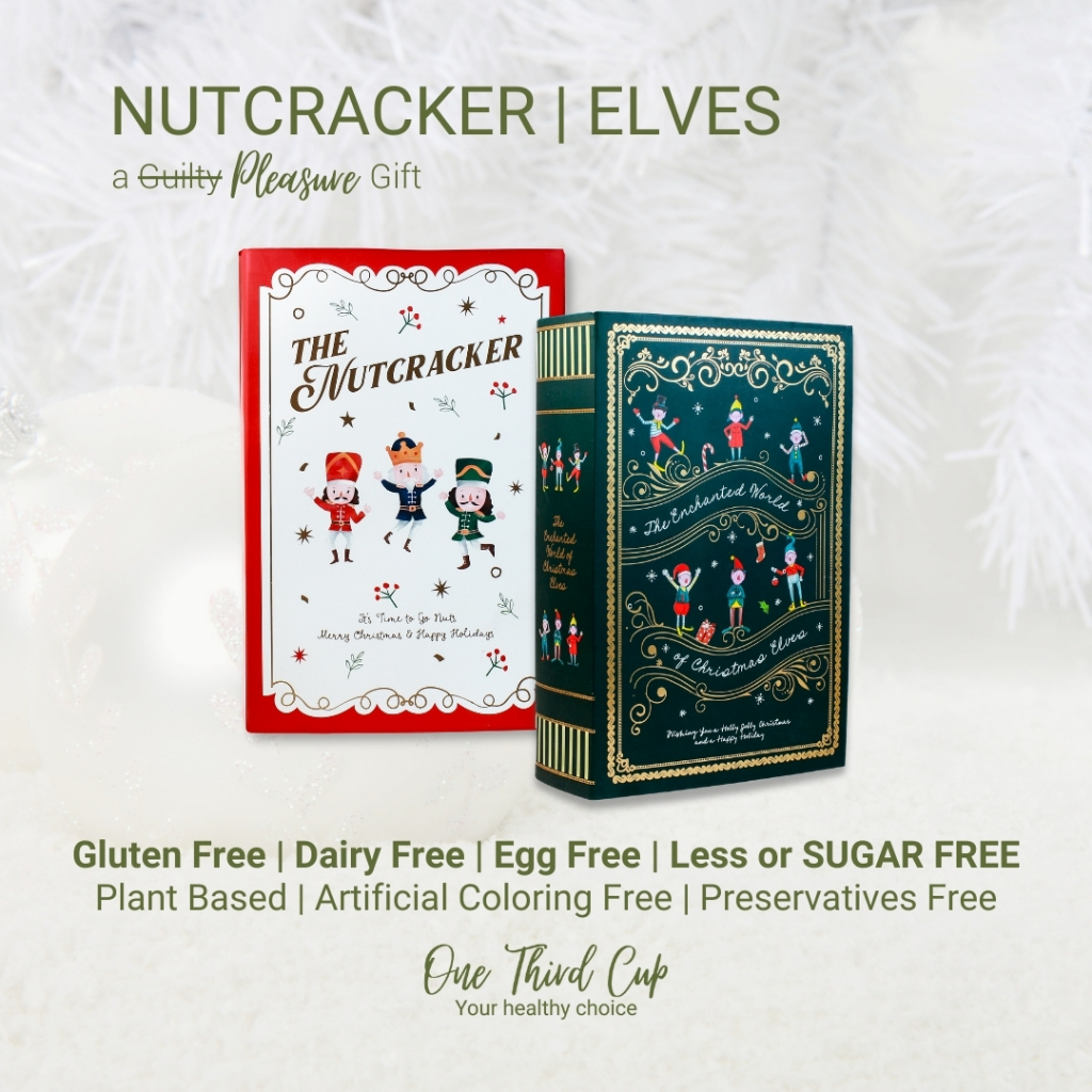 

Nutcracker Elves - Hampers Natal Gluten Free Tanpa Susu Tanpa Telur Rendah Gula/Bebas Gula, Christmas Hampers
