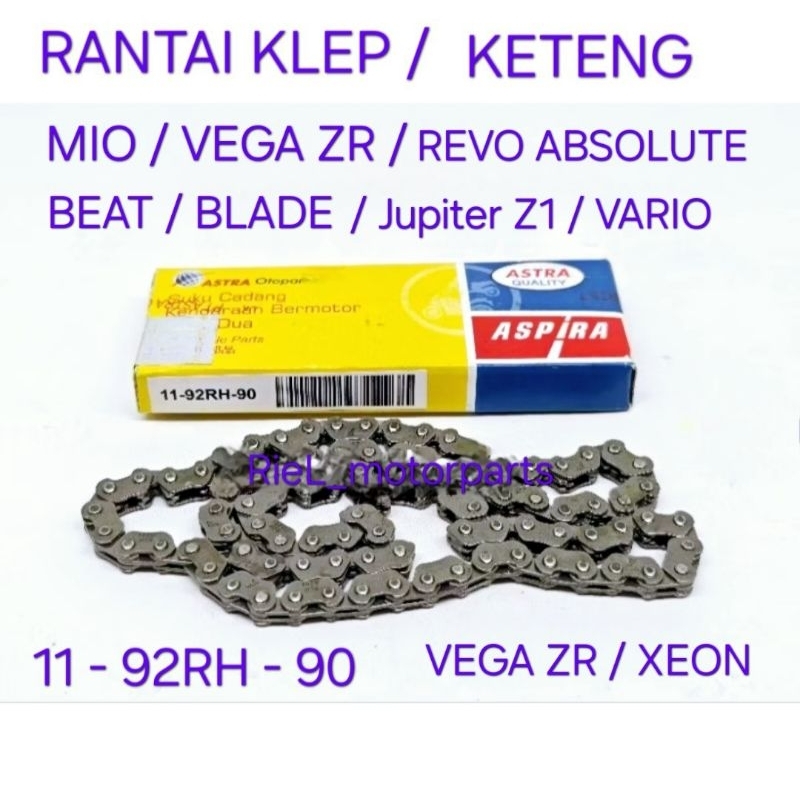 Rantai Klep Only (ASP) REVO ABSOLUTE / BEAT / MIO / BLADE / VARIO / VEGA ZR / JUPITER Z1 / MIO J ran