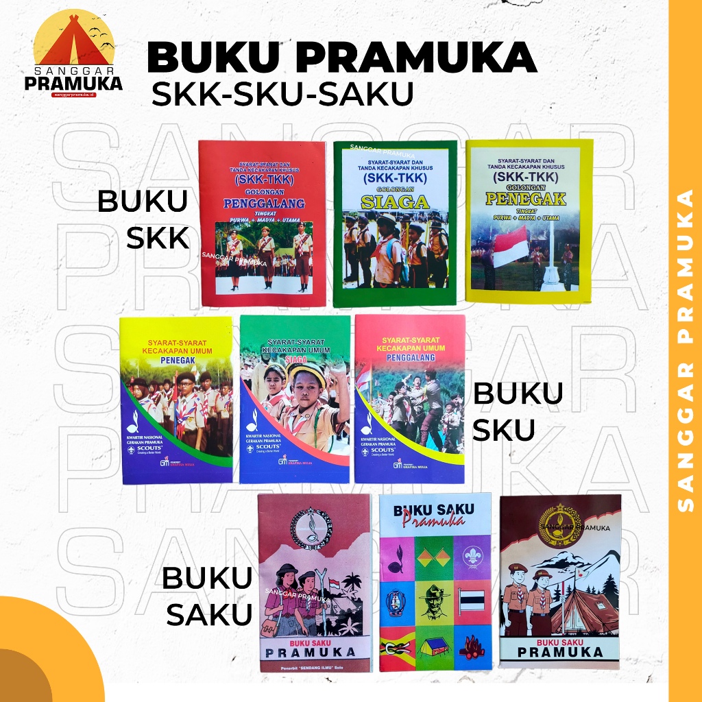 Buku Pramuka Lengkap / Buku Sku Pramuka / Buku Skk Pramuka / Buku Saku Pramuka / Buku Syarat Pramuka