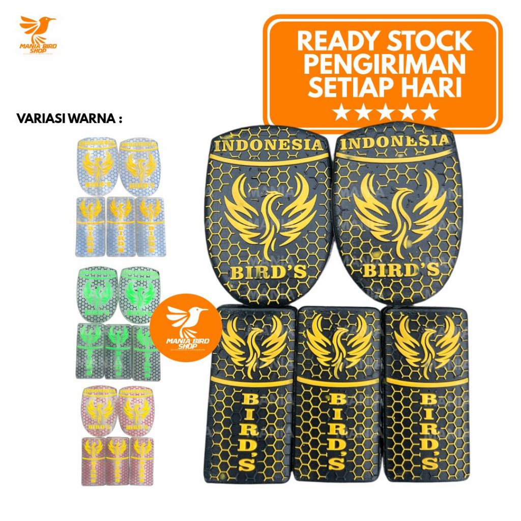 Variasi stoper sangkar burung kotak bahan karet variasi stoper kandang burung kacer kenari aksesorie