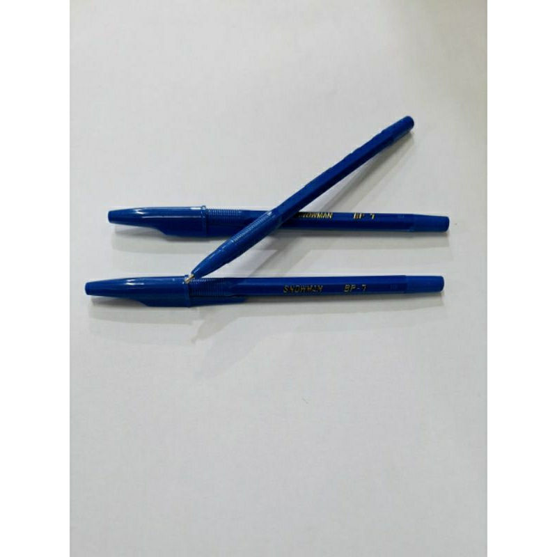 

Bolpen Snowman BP-7 Warna Biru