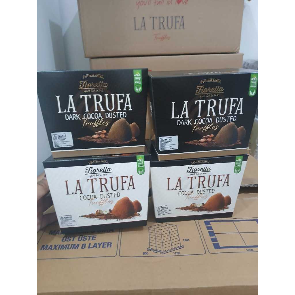 

Fiorella La Truffa / Cemilan Cokelat 200gr - Cocoa Dusted / Dark Cocoa
