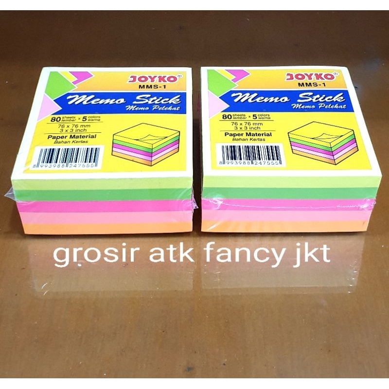 

Memo Stick Kertas Memo Tempel Stiky Note MMS-1 MMS1 MMS ( 76 x 76 mm / 3 x 3 inch ) 654