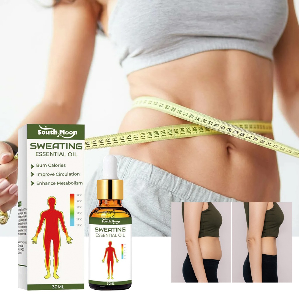 South Moon 30g Minyak Atsiri Perawatan TubuhMinyak Atsiri Keringat Mempromosikan Pembakaran Lemak Mi