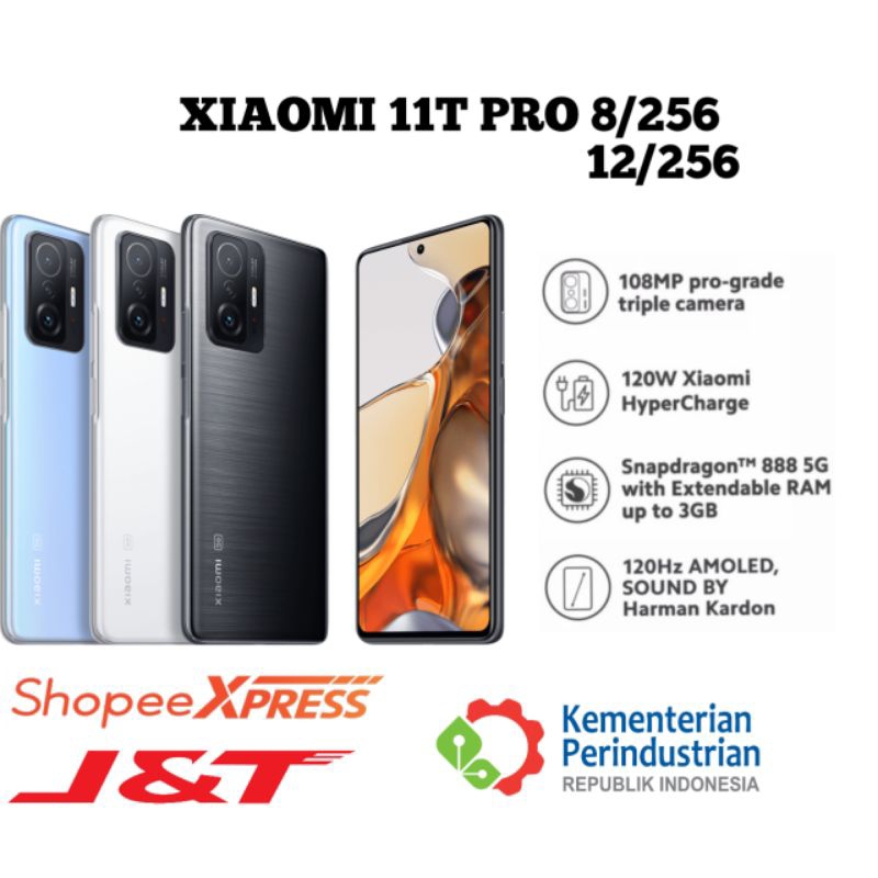 XIAOMI MI 11T PRO NEW RAM 8/12 INTERNAL 256 GARANSI RESMI INDONESIA